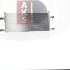 AKS Dasis 132014N - Конденсатор кондиционера www.autospares.lv