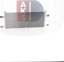 AKS Dasis 132014N - Конденсатор кондиционера www.autospares.lv