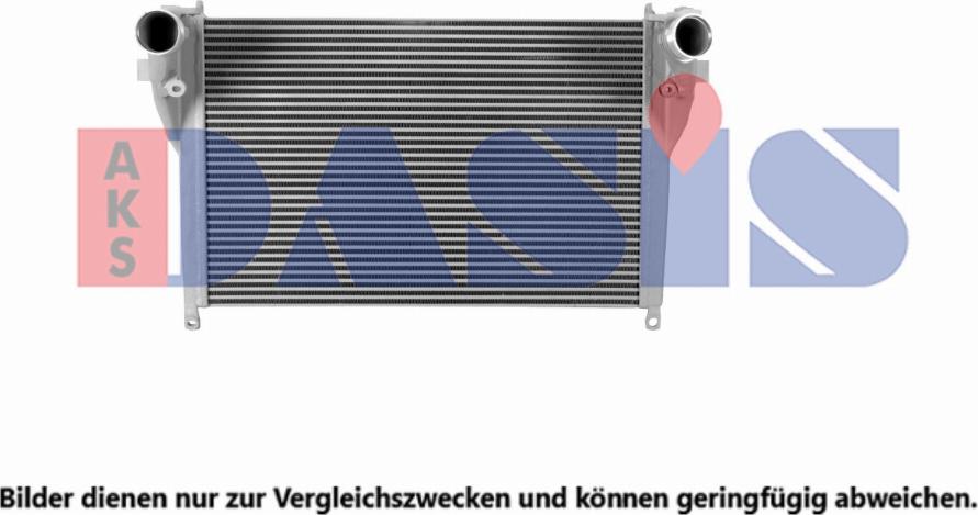 AKS Dasis 137024N - Intercooler, charger www.autospares.lv