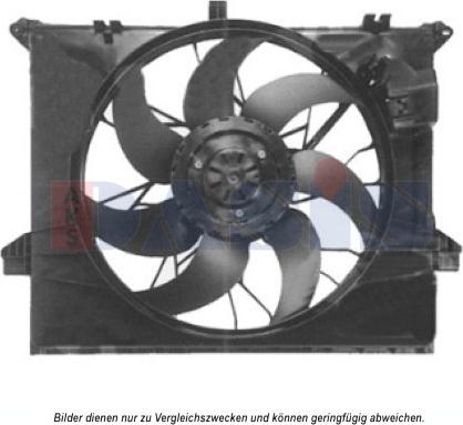 AKS Dasis 128171N - Ventilators, Motora dzesēšanas sistēma www.autospares.lv