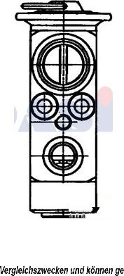 AKS Dasis 840069N - Izplešanās vārsts, Gaisa kond. sistēma www.autospares.lv