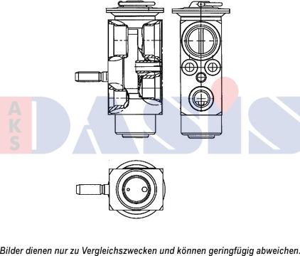 AKS Dasis 840249N - Расширительный клапан, кондиционер www.autospares.lv