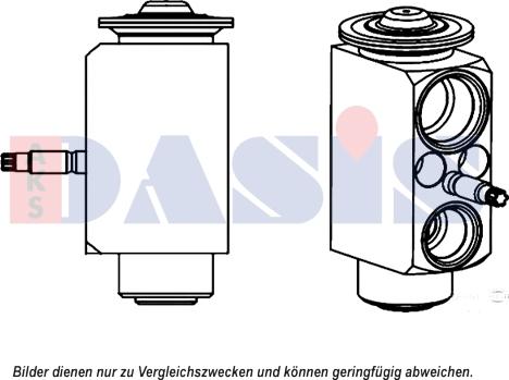 AKS Dasis 840235N - Izplešanās vārsts, Gaisa kond. sistēma www.autospares.lv