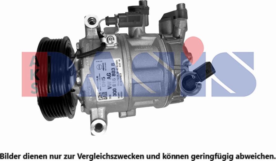 AKS Dasis 850401N - Compressor, air conditioning www.autospares.lv