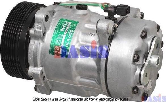 AKS Dasis 850509N - Compressor, air conditioning www.autospares.lv