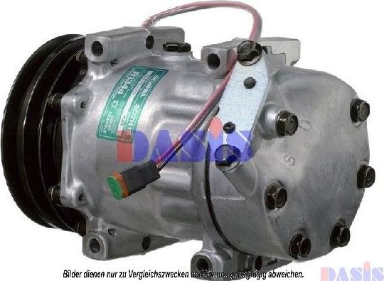 AKS Dasis 850657N - Compressor, air conditioning www.autospares.lv