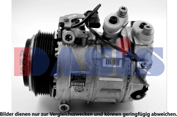 AKS Dasis 850172N - Compressor, air conditioning www.autospares.lv