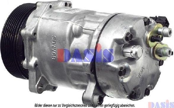 AKS Dasis 850200N - Compressor, air conditioning www.autospares.lv