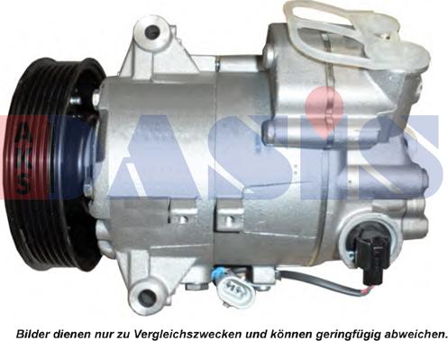 AKS Dasis 851974N - Compressor, air conditioning www.autospares.lv