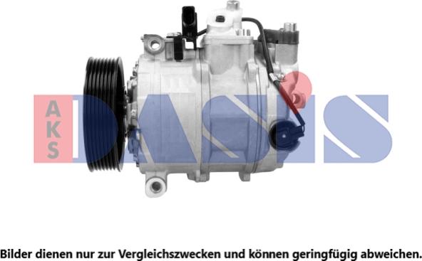 AKS Dasis 851553N - Compressor, air conditioning www.autospares.lv