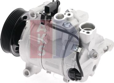 AKS Dasis 851658N - Compressor, air conditioning www.autospares.lv