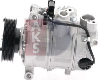 AKS Dasis 851658N - Compressor, air conditioning www.autospares.lv