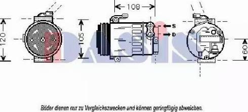 AKS Dasis 851042N - Kompresors, Gaisa kond. sistēma www.autospares.lv