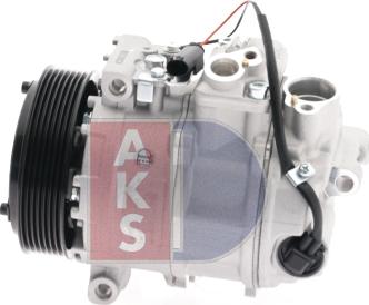 AKS Dasis 851081N - Compressor, air conditioning www.autospares.lv