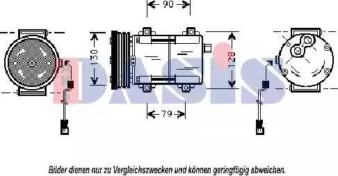 AKS Dasis 851023N - Kompresors, Gaisa kond. sistēma www.autospares.lv