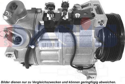 AKS Dasis 851894N - Compressor, air conditioning www.autospares.lv