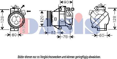 AKS Dasis 851891N - Kompresors, Gaisa kond. sistēma www.autospares.lv