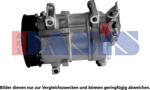 AKS Dasis 851865N - Kompresors, Gaisa kond. sistēma autospares.lv