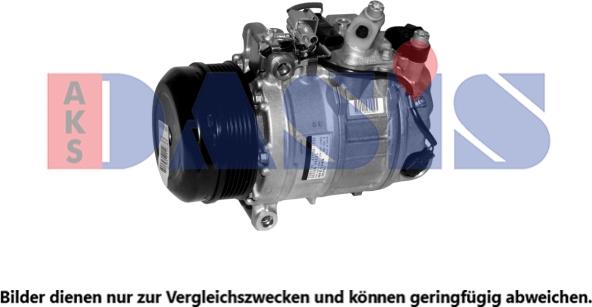 AKS Dasis 853107N - Compressor, air conditioning www.autospares.lv