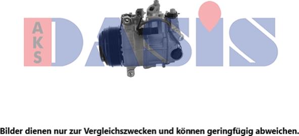 AKS Dasis 852958N - Compressor, air conditioning www.autospares.lv