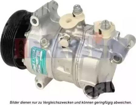 AKS Dasis 852449N - Compressor, air conditioning www.autospares.lv