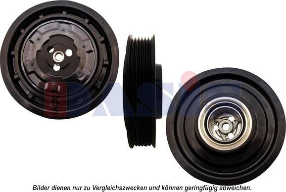 AKS Dasis 852473N - Elektromagnētiskais sajūgs, Gaisa kond. kompresors autospares.lv