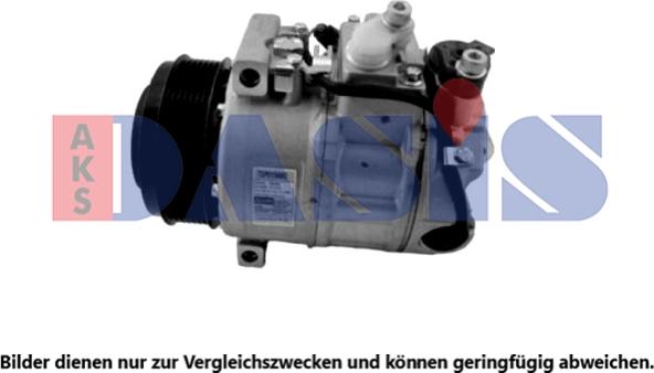 AKS Dasis 852598N - Compressor, air conditioning www.autospares.lv