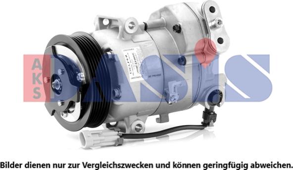 AKS Dasis 852602N - Compressor, air conditioning www.autospares.lv