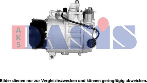 AKS Dasis 852018N - Compressor, air conditioning www.autospares.lv