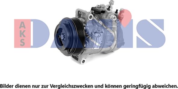 AKS Dasis 852844N - Compressor, air conditioning www.autospares.lv