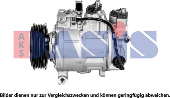 AKS Dasis 852727N - Compressor, air conditioning www.autospares.lv