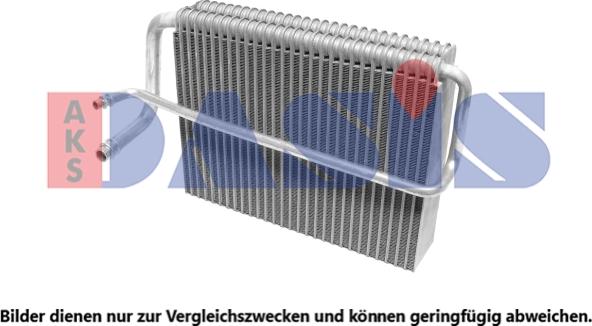 AKS Dasis 820203N - Iztvaikotājs, Gaisa kondicionēšanas sistēma www.autospares.lv
