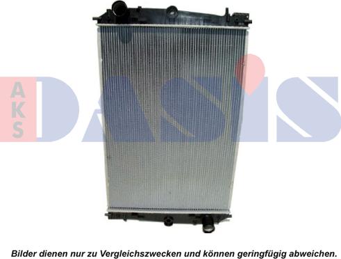 AKS Dasis 290210S - Radiator, engine cooling www.autospares.lv