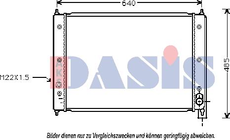 AKS Dasis 240400N - Radiators, Motora dzesēšanas sistēma www.autospares.lv