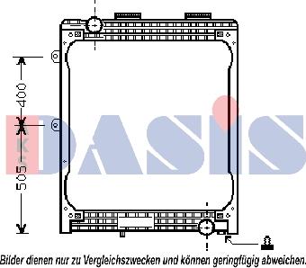 AKS Dasis 260140N - Radiators, Motora dzesēšanas sistēma www.autospares.lv