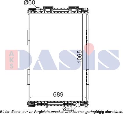 AKS Dasis 260140S - Radiators, Motora dzesēšanas sistēma www.autospares.lv