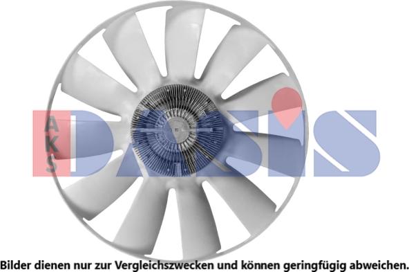 AKS Dasis 268010N - Ventilators, Motora dzesēšanas sistēma www.autospares.lv