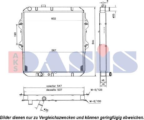 AKS Dasis 211920N - Radiators, Motora dzesēšanas sistēma autospares.lv