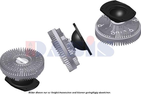 AKS Dasis 278011N - Sajūgs, Radiatora ventilators www.autospares.lv