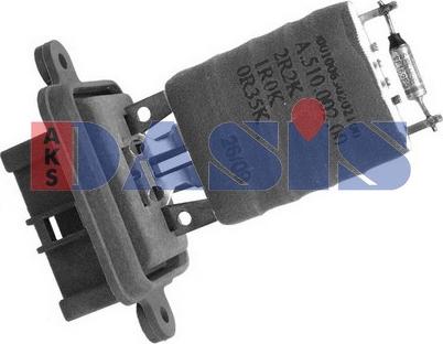 AKS Dasis 740226N - Rezistors, Salona ventilators www.autospares.lv