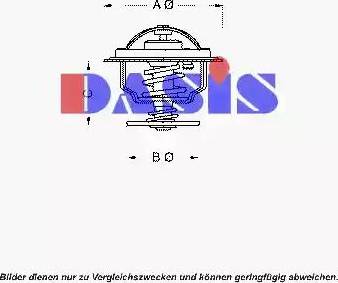 AKS Dasis 750983N - Termostats, Dzesēšanas šķidrums autospares.lv