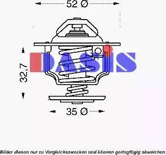 AKS Dasis 751946N - Coolant thermostat / housing www.autospares.lv