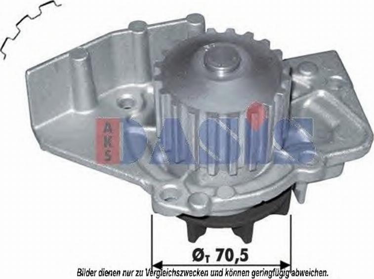 AKS Dasis 785694N - Water Pump www.autospares.lv