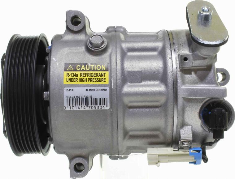 Alanko 10551103 - Compressor, air conditioning www.autospares.lv