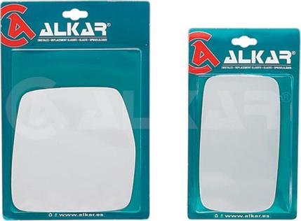 Alkar 9551994 - Spoguļstikls, Ārējais atpakaļskata spogulis www.autospares.lv