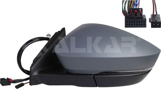 Alkar 9047771 - Ārējais atpakaļskata spogulis www.autospares.lv