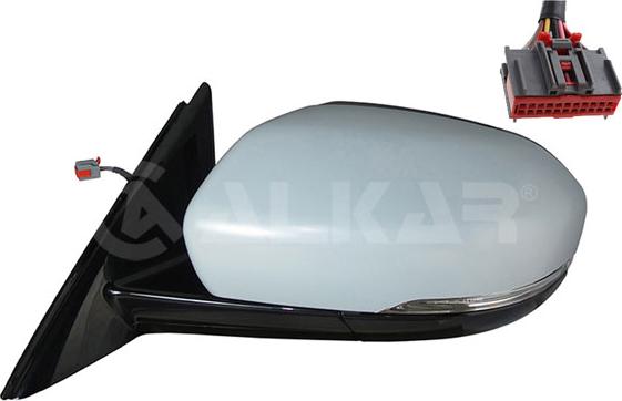 Alkar 9039046 - Ārējais atpakaļskata spogulis www.autospares.lv