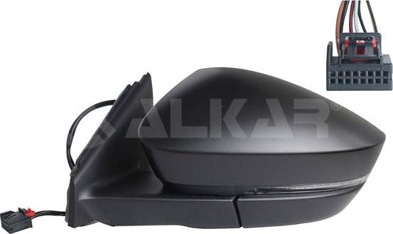 Alkar 9025771 - Ārējais atpakaļskata spogulis www.autospares.lv