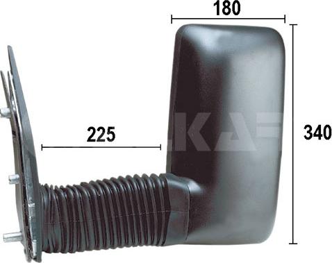 Alkar 9219977 - Ārējais atpakaļskata spogulis www.autospares.lv