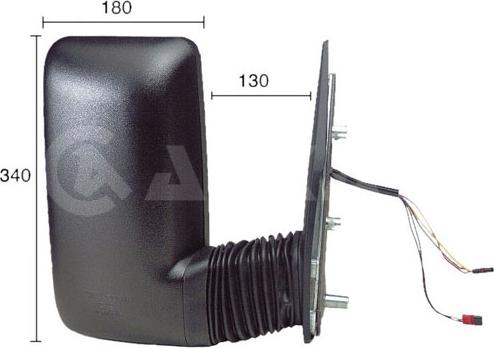 Alkar 9238977 - Ārējais atpakaļskata spogulis www.autospares.lv